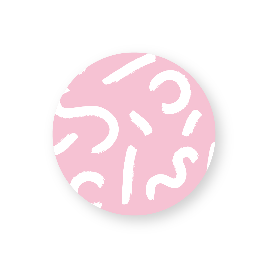 Sticker Wiggle Roze (10 stuks)